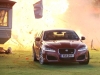 Джереми Кларксон в Jaguar XFR в момент взрыва