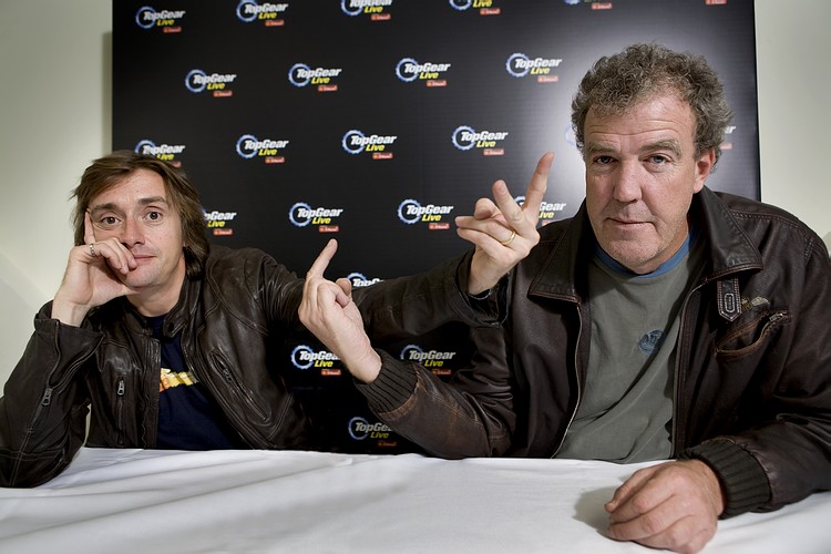 Джереми Кларксон и Ричард Хаммонд, просто забавная фотография в духе Top Gear