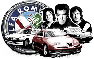 Top Gear: состязание дешевых Alfa Romeo