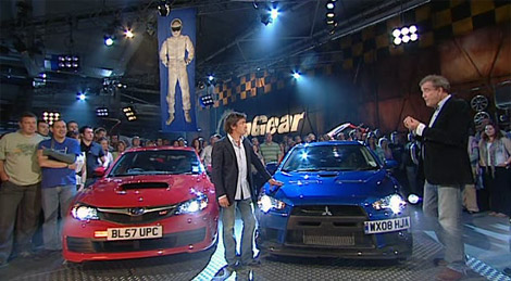Top Gear: Subaru Impreza STi и Mitsubishi Lancer Evo X